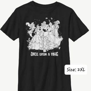 Disney Princess Shirt- 2XL - Once Upon a Time - Stardust - Black